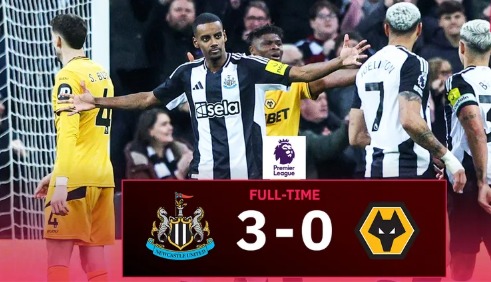 อีซัค ยิง 2 จ่าย 1  สาลิกาแรงไม่หยุดทุบหมาป่าขึ้นที่ 4