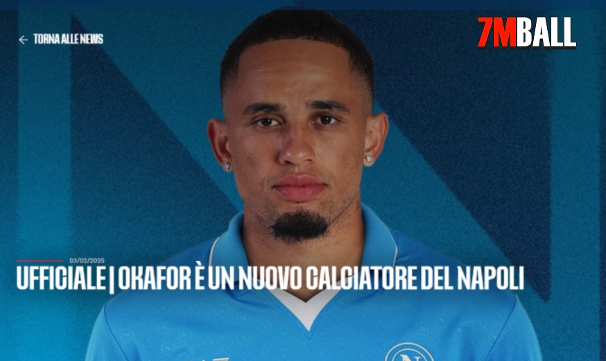 นาโปลี ประกาศยืม โอคาฟอร์ จากมิลาน