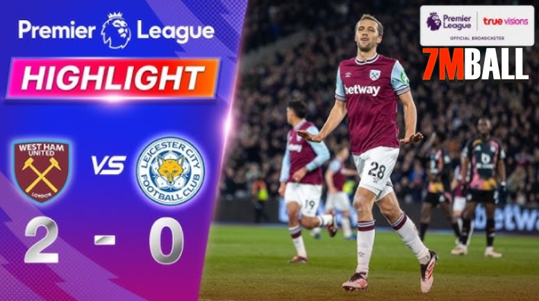 เลสเตอร์ บุกพ่ายเวสต์แฮม 0-2 ปราชัย 5 นัดติด